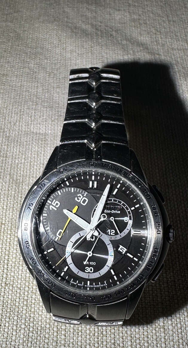 CITIZEN WATCH Men's Eco-Drive Chronograph Stainless GN-4W-S Works