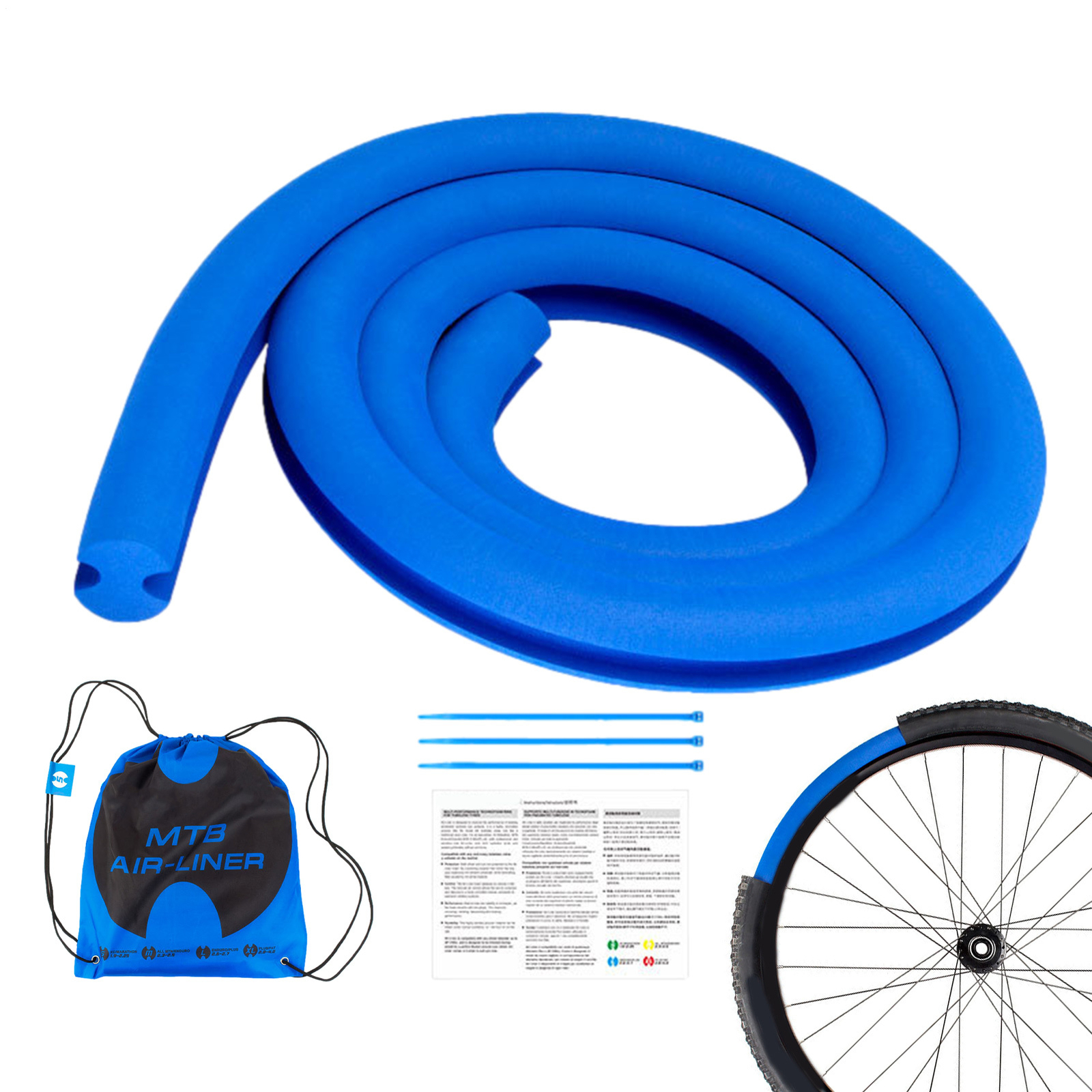 Durable MTB Tubeless Bicycle Tire Liner for Bike Air Insert