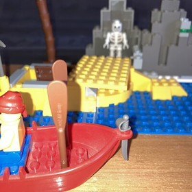 LEGO 6254 Rocky Reef 1995 Pirates Pirates Vintage Minifigures Minifig Captain