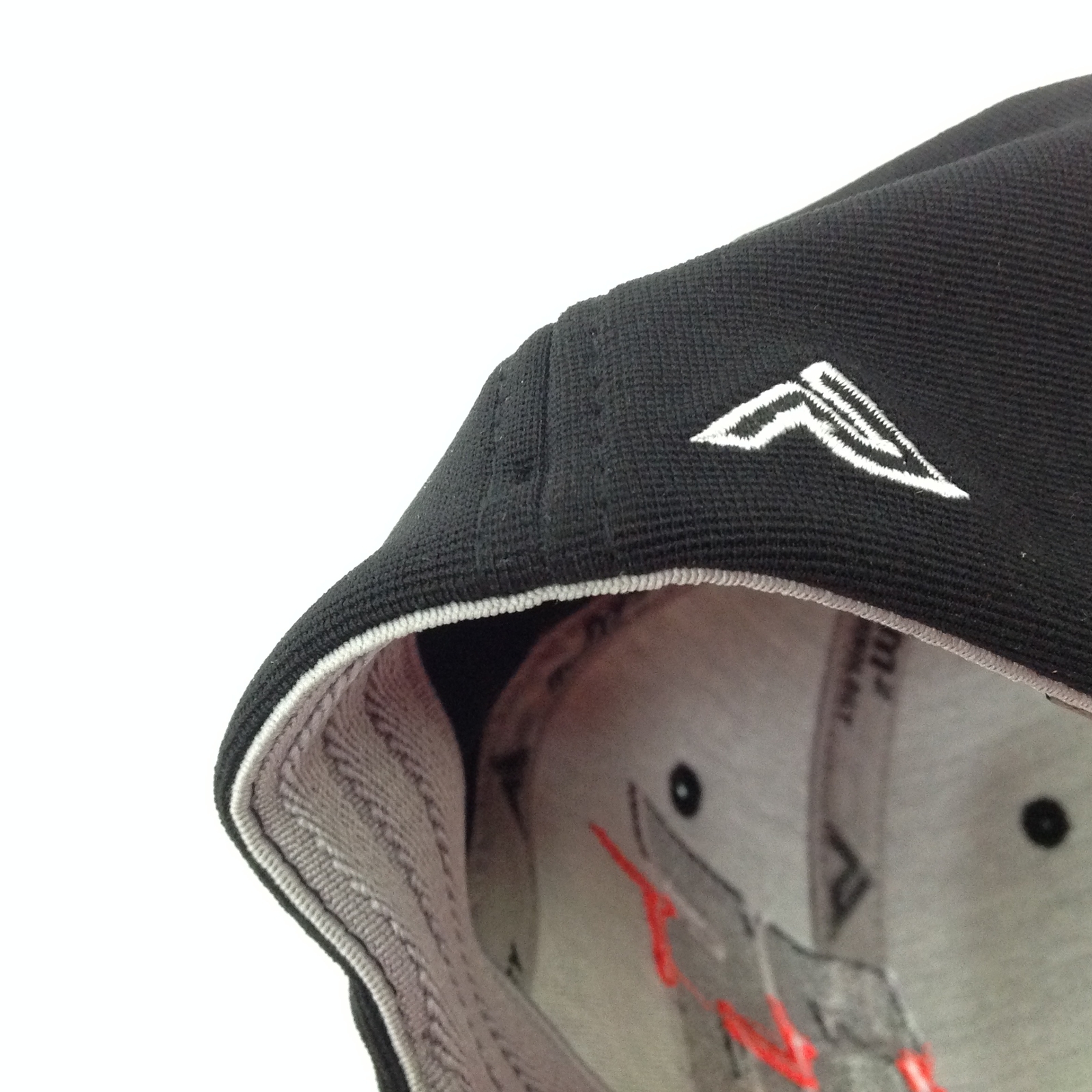 Pacific Headwear Performance Mens Black Baseball Hat Flex Fit Size LXL