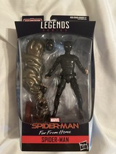 Marvel Legends Spider-Man Stealth Suit Action Figure Molten Man BAF