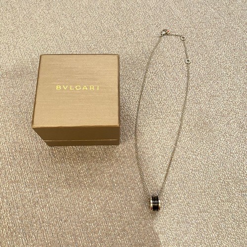 Bvlgari B.Zero1 Black Ceramic Spring Necklace HLK