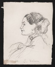 Suzy Volterra Grimberg owner racehorses equestrian drawing dessin van Caulaert