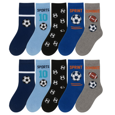 20 Paar Jungen Kindersocken Fußball Motiv Größe 28-38 lange hohe Jungensocken