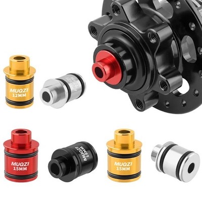 Fahrrad Steckachse 12/15mm auf 9mm Schnellspanner Adapter 1 Paar MTB Nabe