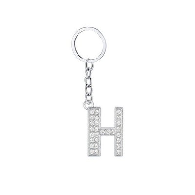 26 Buchstaben Alphabet Strass Charms Silberfarben zum Basteln und Schmuck zum Se