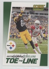 2016 Score Toe the Line Green Antonio Brown #1 0b5