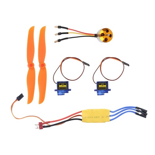 Kit Aereo RC - A2212 2200KV Motore Brushless, 30A ESC, G90 9G Micro Servo, 603... - Foto 7 di 9