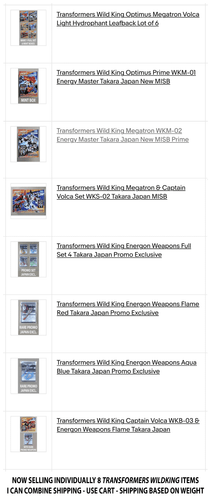 Transformers Wild King Megatron WKM-02 Energy Master Takara Japan New MISB Prime - Picture 2 of 18