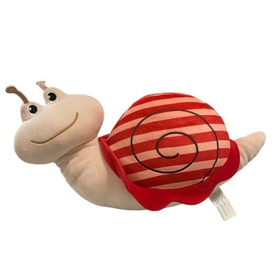 Walmart Plush Smiling Snail 16'' Pink Anthropomorphic Super Soft Stuffed Animal
