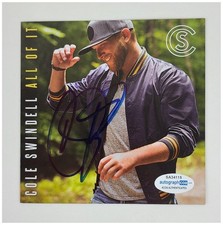 Cole Swindell Signed All Of It Autographed CD Cvr LP Album ACOA