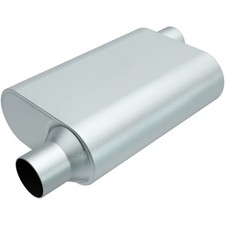 Magnaflow R22543 Muffler - Rumble - 2-12 In Offset Inlet - 2-12 In Offset