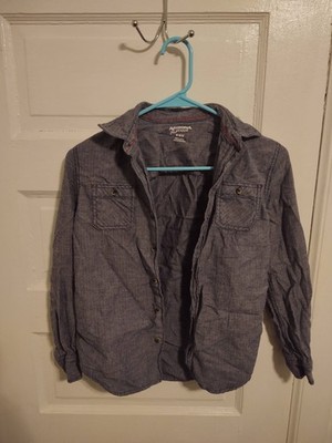 Arizona Jeans Denim Looking Soft shirt Sz M 8/10 girls 100% cotton