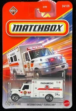 2025 Matchbox International Terrastar Ambulance Paramedic, First Responders