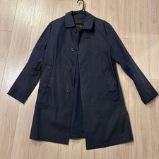 Mackintosh Dunkeld Short Spring Coat Navy Classic Plain Vintage Pre-Owned Used