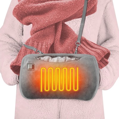 Hand Warmer-Electric Heated Graphene Pouch With 2 Levels & Double-Sided Heating