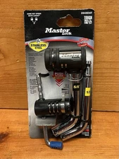 Master Lock Receiver Lock w/ Adjustable Coupler Latch Lock Key Alike 2848DAT