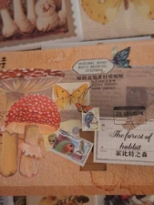 60 Pc Vintage Ephemera Papers & Die Cuts The Forest of the Hobbit New