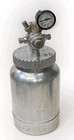 Paint Sprayer Canister + Adjustable Regulator + Gauge, Large Clean Aluminum Can