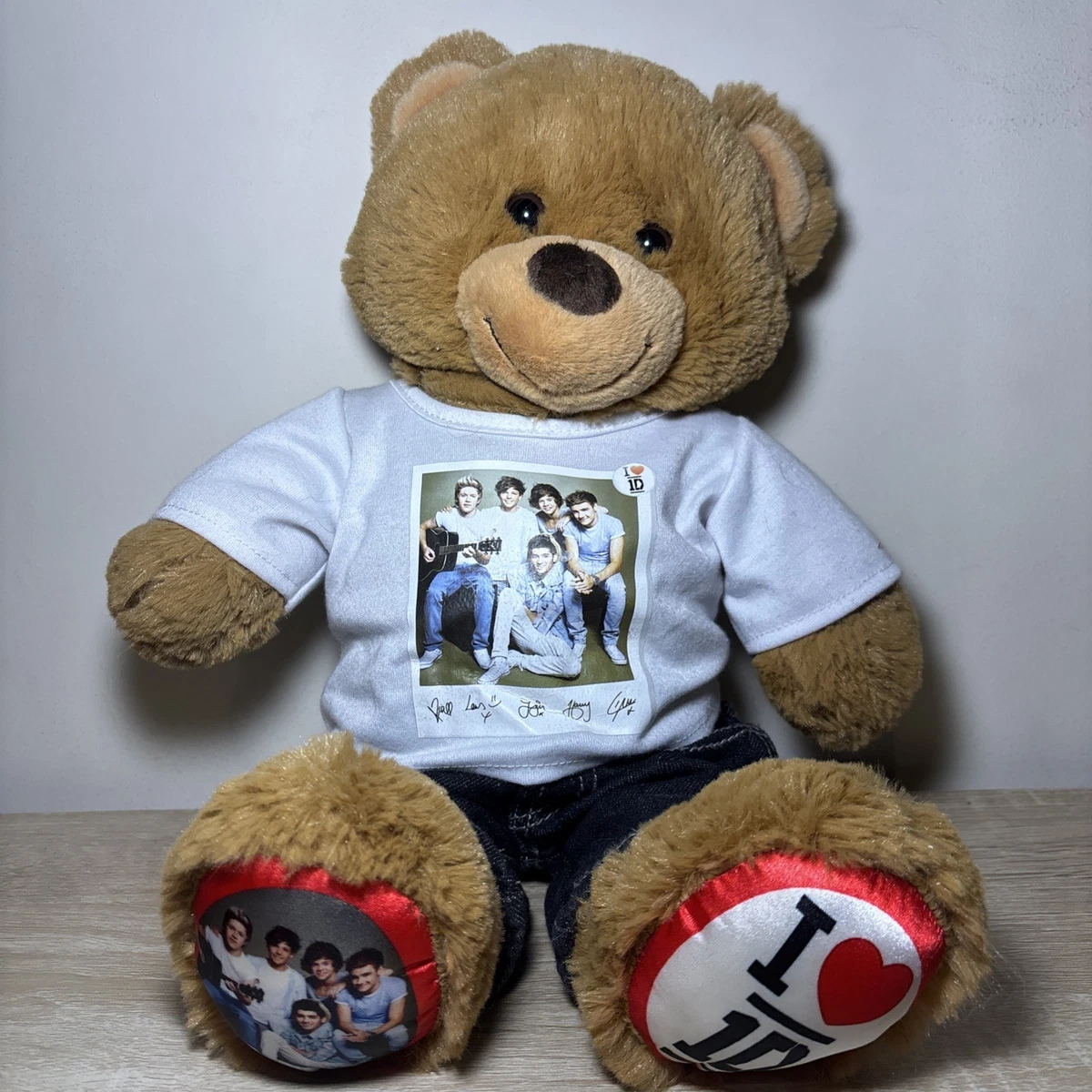 美品　希少　ビルドアベア×ワンダイレクション Build-A-Bear Workshop One Direction Plush Bear Teddy Bears for