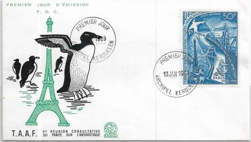 1969 Archipel Kerguelen, French Southern & Antarctic Territory FDC (65116)