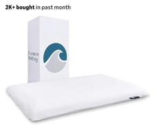 Bluewave Bedding Ultra Slim Gel Memory Foam Pillow for Stomach Back Sleep NEW