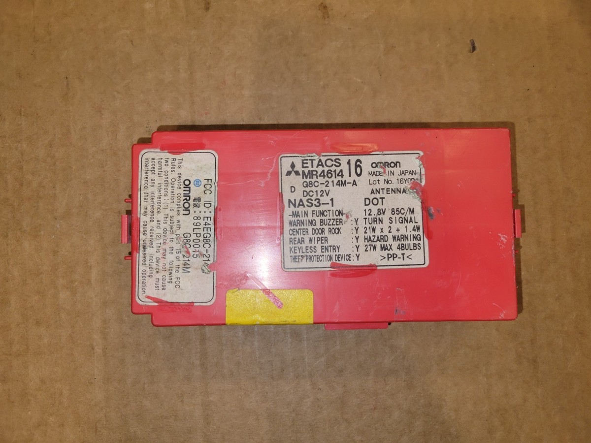 2001 TO 2004 MITSUBISHI MONTERO ETACS BODY CONTROL MODULE BCM