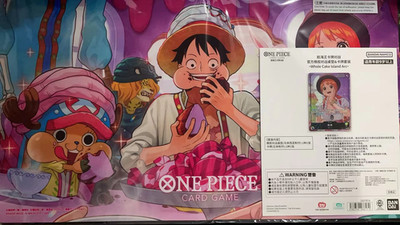 One Piece Chinese Official Playmat & Nami OP11-041 Alt Art Whole Cake lsland Arc