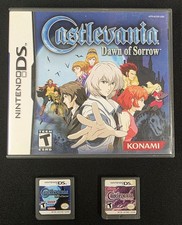Castlevania: Dawn of Sorrow & Portrait of Ruin Bundle (Nintendo DS) Lot Tested