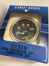 Vtg NOS Stewart Warner 82306 Water Temperature Gauge FIRE TRUCK HOT ROD BOAT