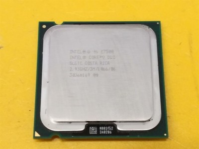       CPU Processor Intel Core 2 Duo E7500 SLGTE 2.93GHz