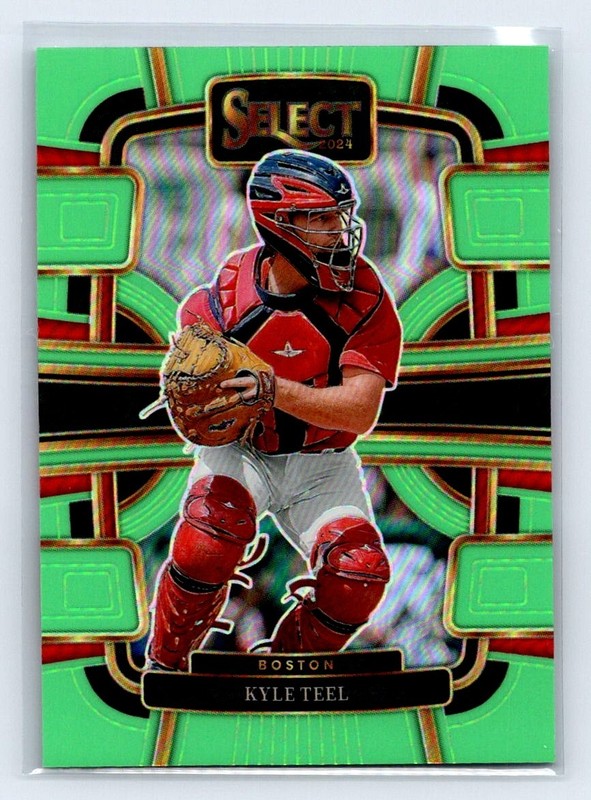 2024 Panini Select Concourse Kyle Teel #96 Boston Red Sox Neon Green /49