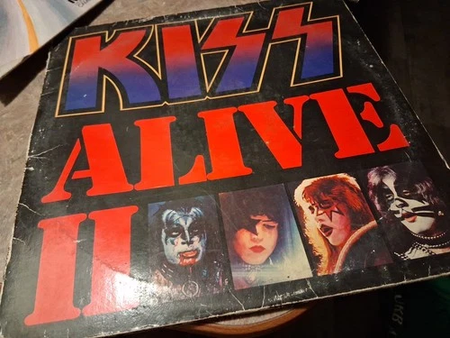 KISS ALIVE II VINYL DOUBLE LP RECORD ALBUM 1977 CASABLANCA HARD ROCK