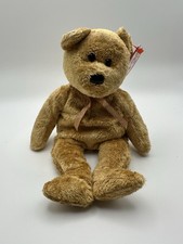 TY Beanie Babies -CASHEW the BEAR- (8 INCH) - DOB 04-22-2000