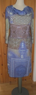 EVELIN BRANDT   SOMMERKLEID   AQUAFARBEN   WASSERFALL   Gr. 40