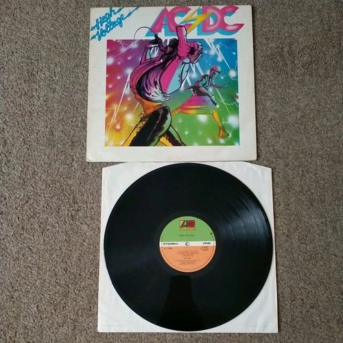 AC/DC High Voltage LP 1976 A1/B1 ARUN K50257 Atlantic UK Vinyl is VG+