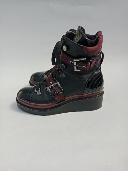 Women Bugatti Boots Black Artificial Leather 37.5