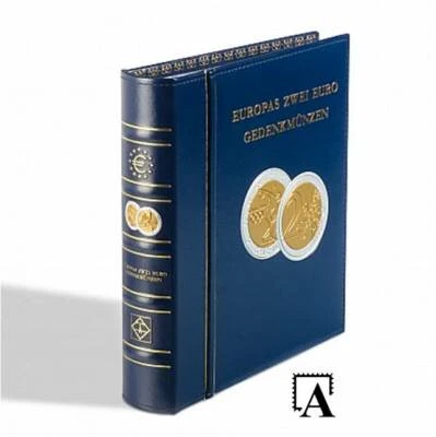 Leuchtturm Optima Münzalbum mit Vordrucken Europas 2 Euro Gedenkmünzen aussuchen