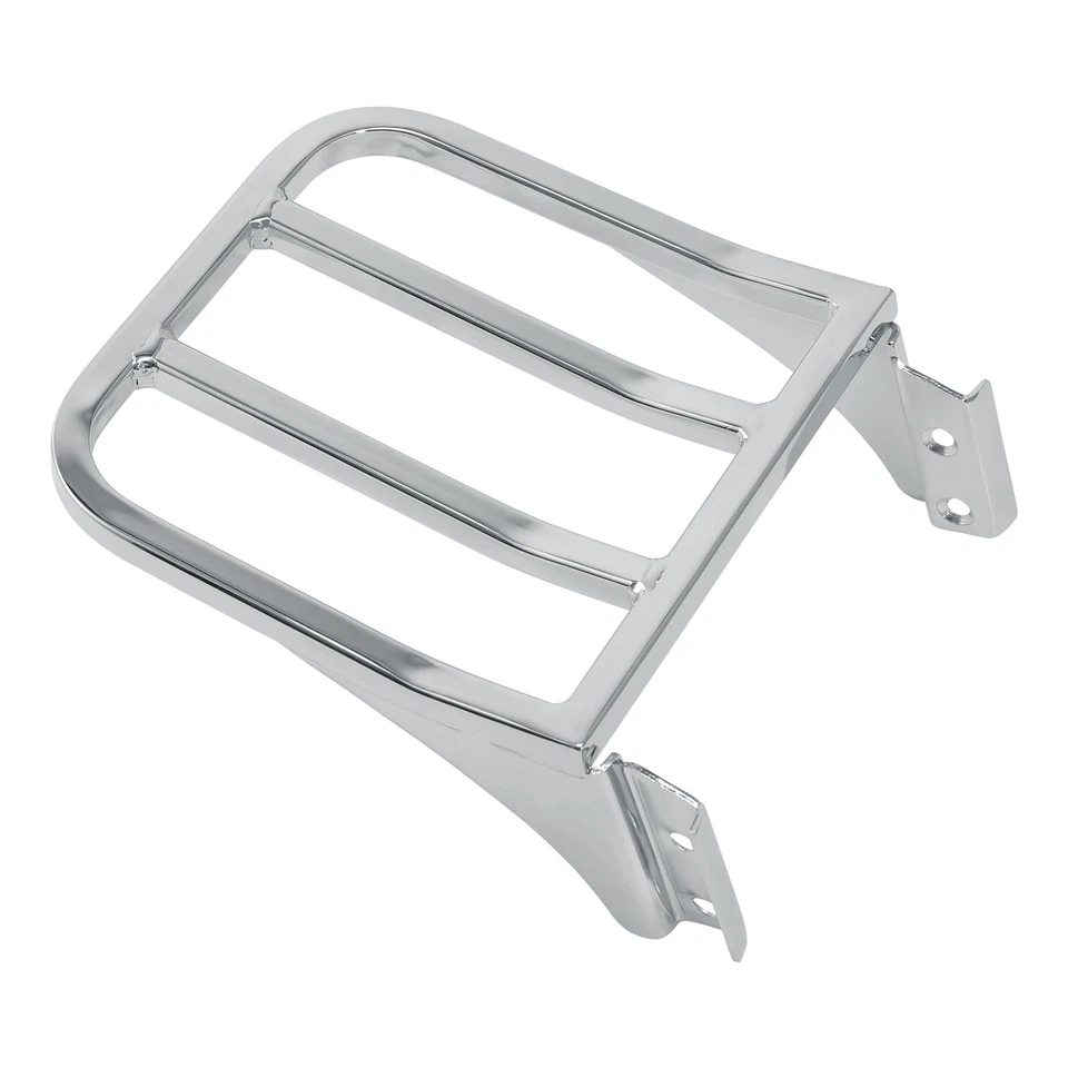 Detachable Rear Backrest Luggage Rack For Harley Heritage Softail Dyna Fatboy US - Image 4 of 4