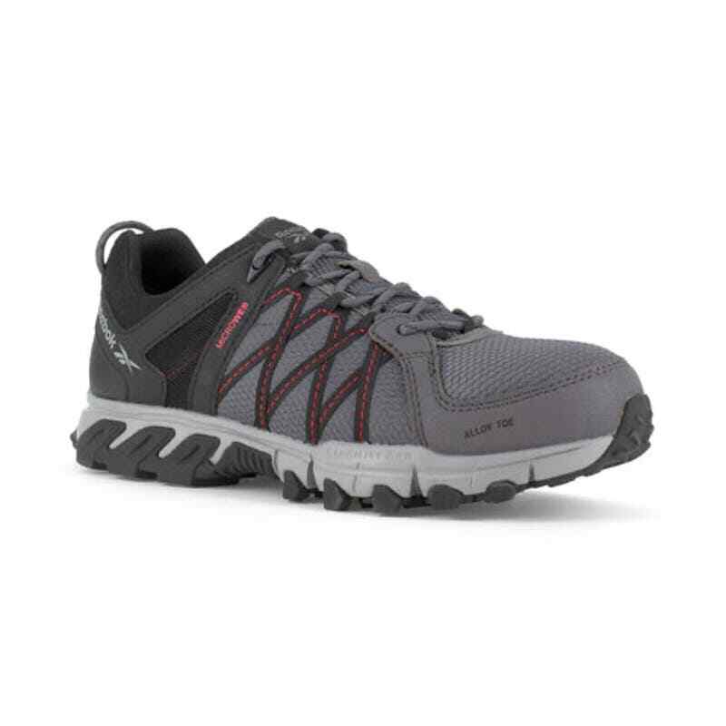 Reebok Mens Grey/Black Mesh Trailgrip Work AT Alloy Toe Slip-Resistant sz15 Reebok Mens Grey/Black Mesh Trailgrip Work AT | Mercari main image 4