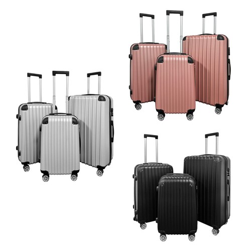 2/3PCS Luggage Set Suitcase ABS Lightweight Trolley Travel Cabin Case 4 Wheel - Picture 14 of 23