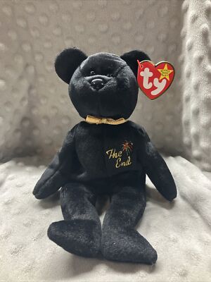 *TY BEANIE BABY THE END THE BEAR*RETIRED*RARE*MWBMT*