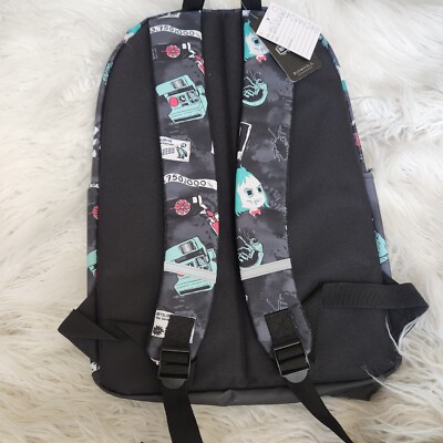 Beetlejuice Characters Backpack Tech Sleeves Horror Black  display picture 1