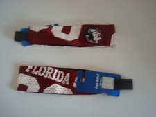 FSU SEMINOLES jersey 2pc  WINTER SKI HEADBAND EAR WARMER SWEAT BAND VINT