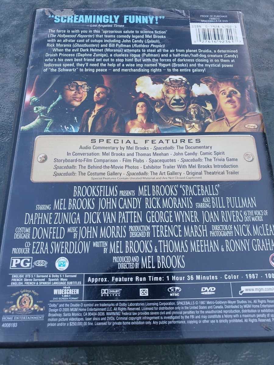 Spaceballs (DVD, 2005, 2-Disc Set, Collectors Edition Widescreen