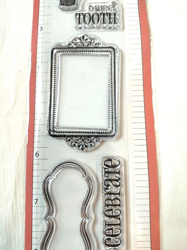 Hampton Art - Footlongs Sweet Tooth Stamp Set, Recipe, cupcake, celebrate - Image 4 of 4