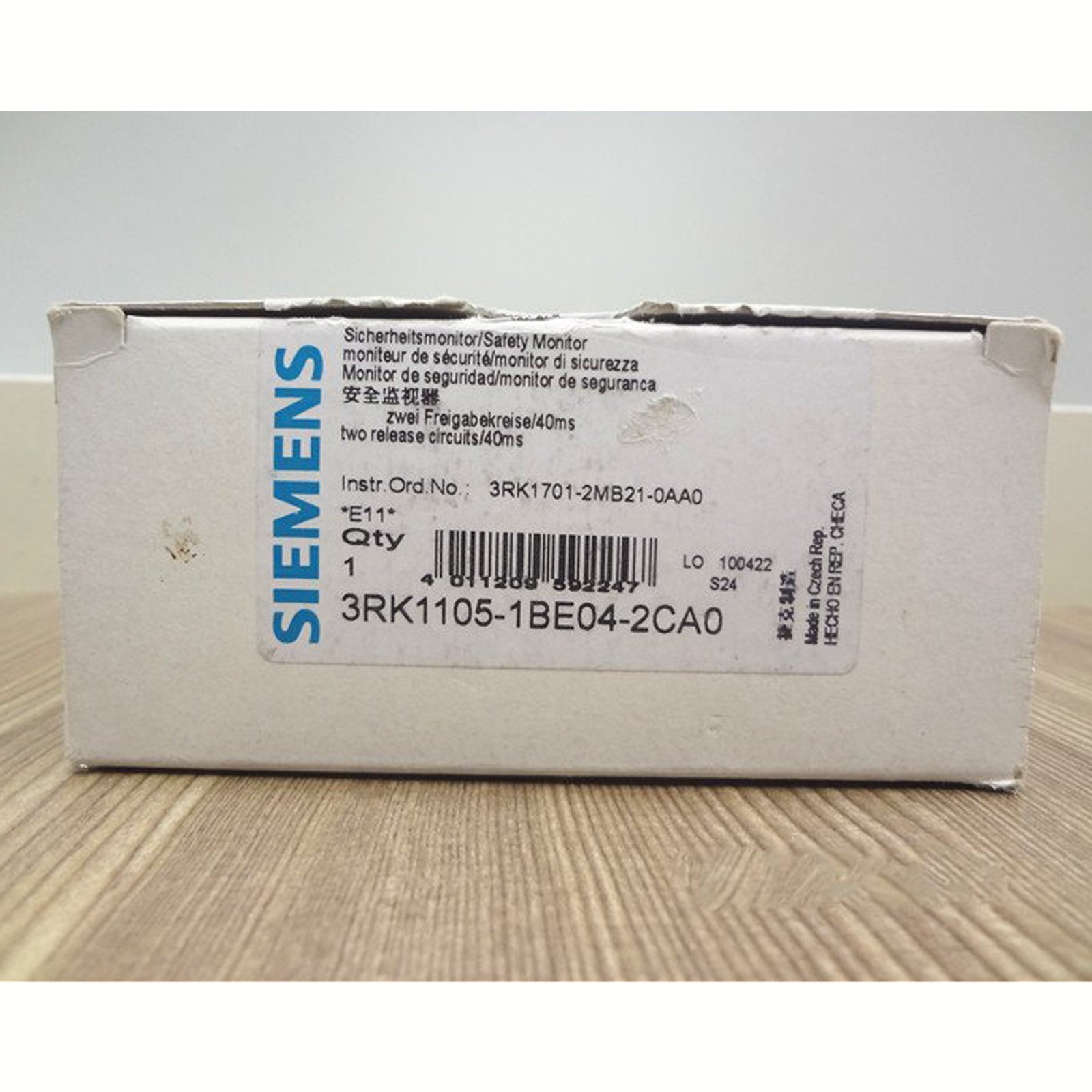 Relè di monitoraggio sicurezza Siemens 3RK1105-1BE04-2CA0