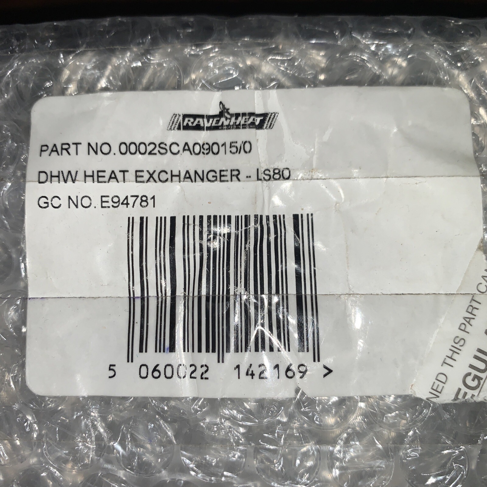RAVENHEAT LITTLESTAR LS80 u0026 LS100 BOILER DHW HEAT EXCHANGER 0002SCA09015/0  for sale online | eBay