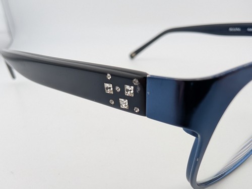 Bulova Eyeglasses, Frames Only, Clearwater, 52-16-140, Metal, Sapphire, Full Rim - Picture 8 of 18