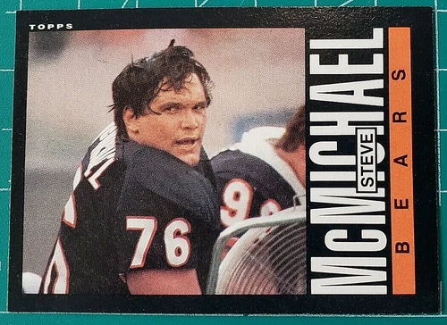 1985 Topps #32   Steve McMichael   Rookie Card  Team: Chicago Bears  Football
